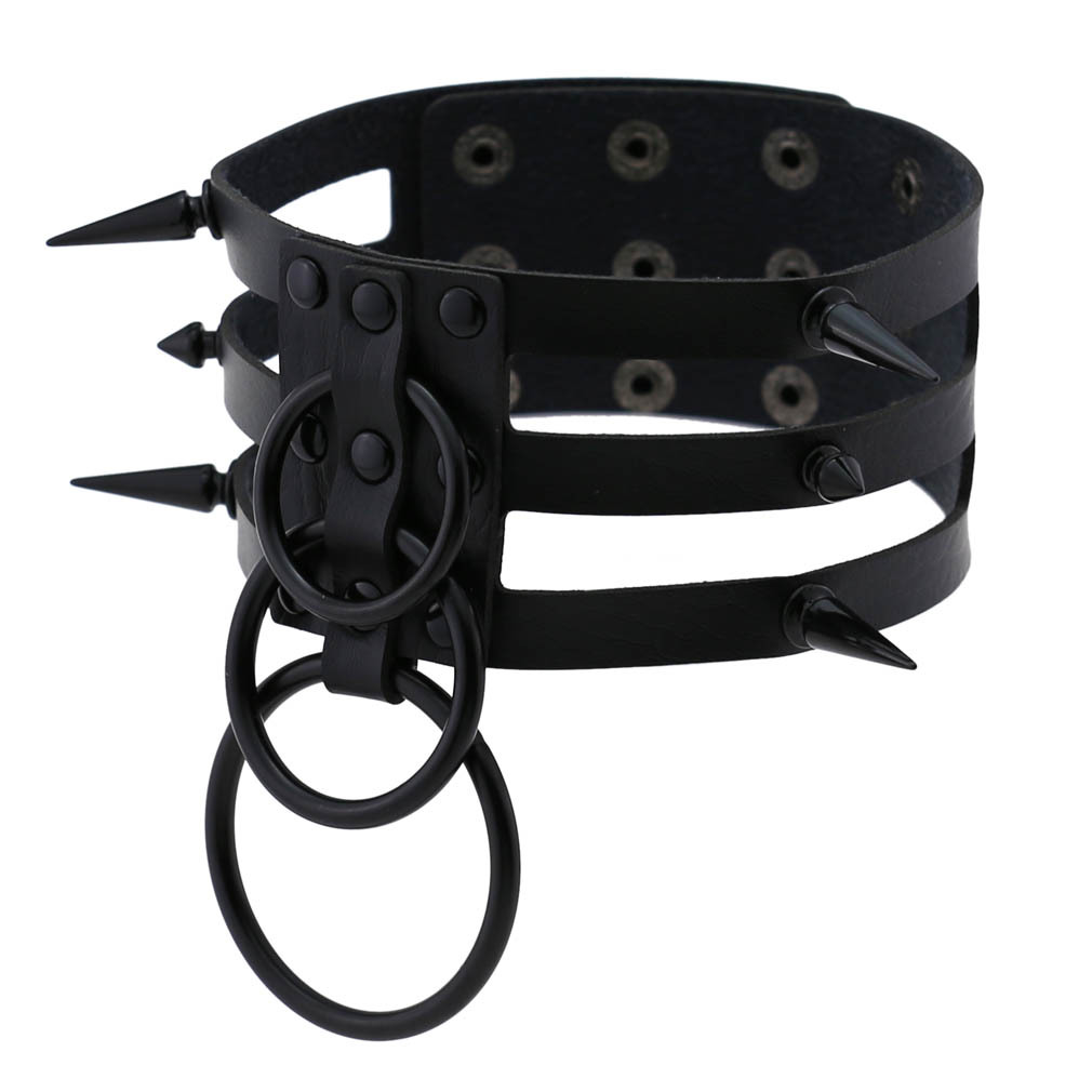 Fashion Women Men Black Rivet  - Women'S Emo Accessories recension och pris