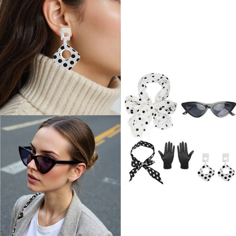 5 Pieces 1950s Women Costumes  - Women'S Accessories In The 1950S recension och pris