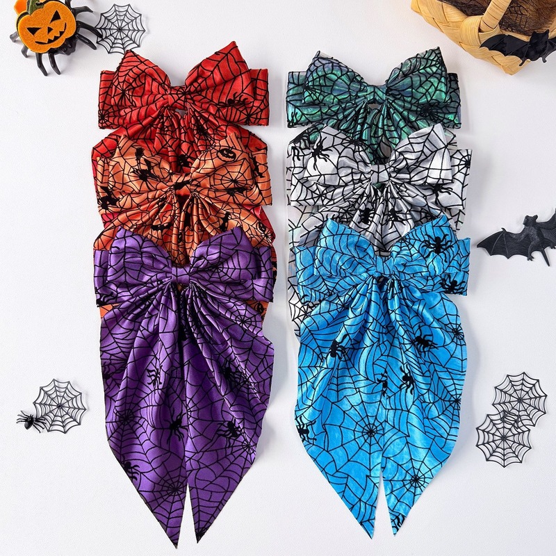 Halloween Spider Web Bow Hair  - Women'S Emo Accessories recension och pris